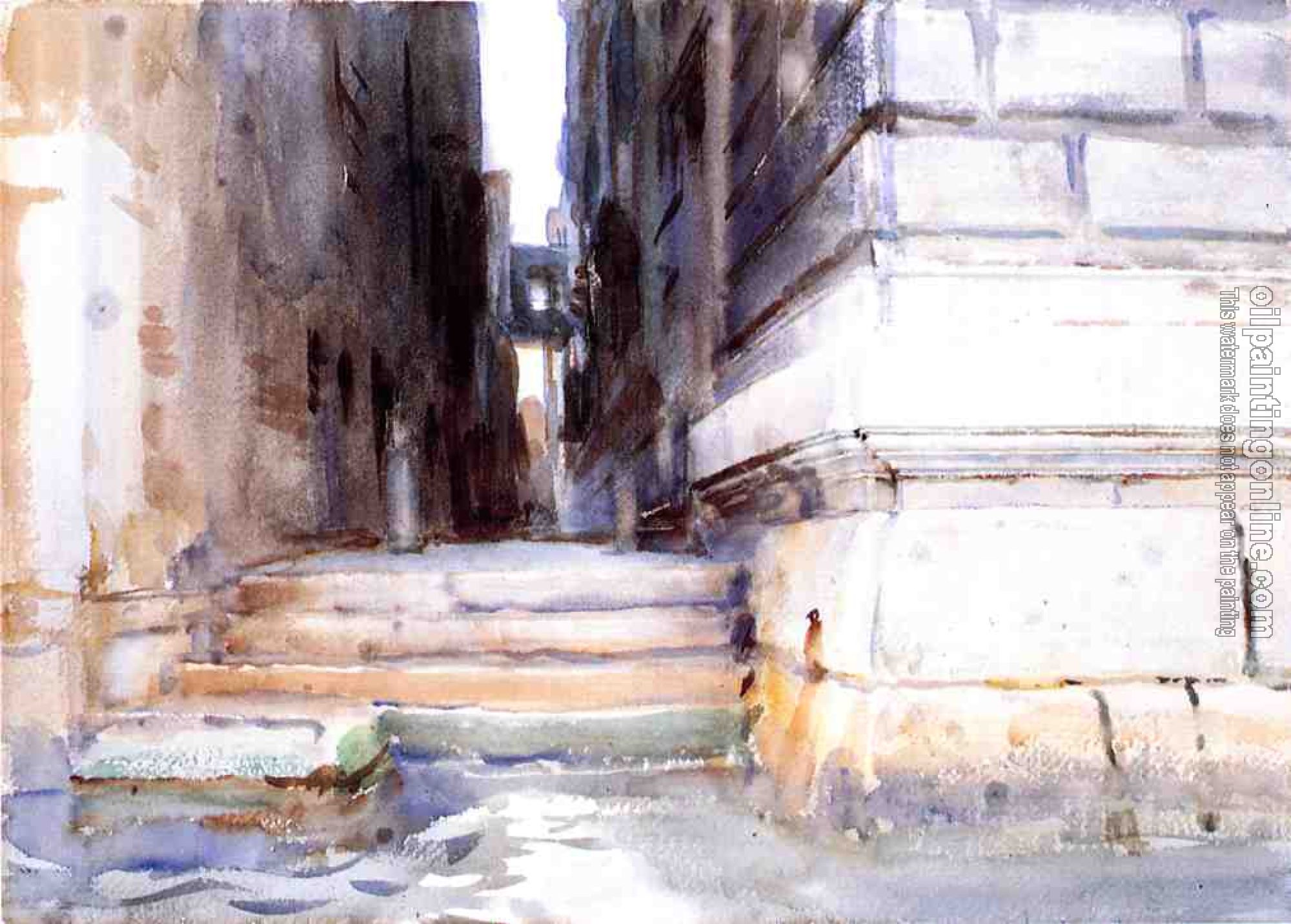 Sargent, John Singer - Base of a Palace